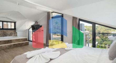 3+1 villa in Fethiye - Antalya area