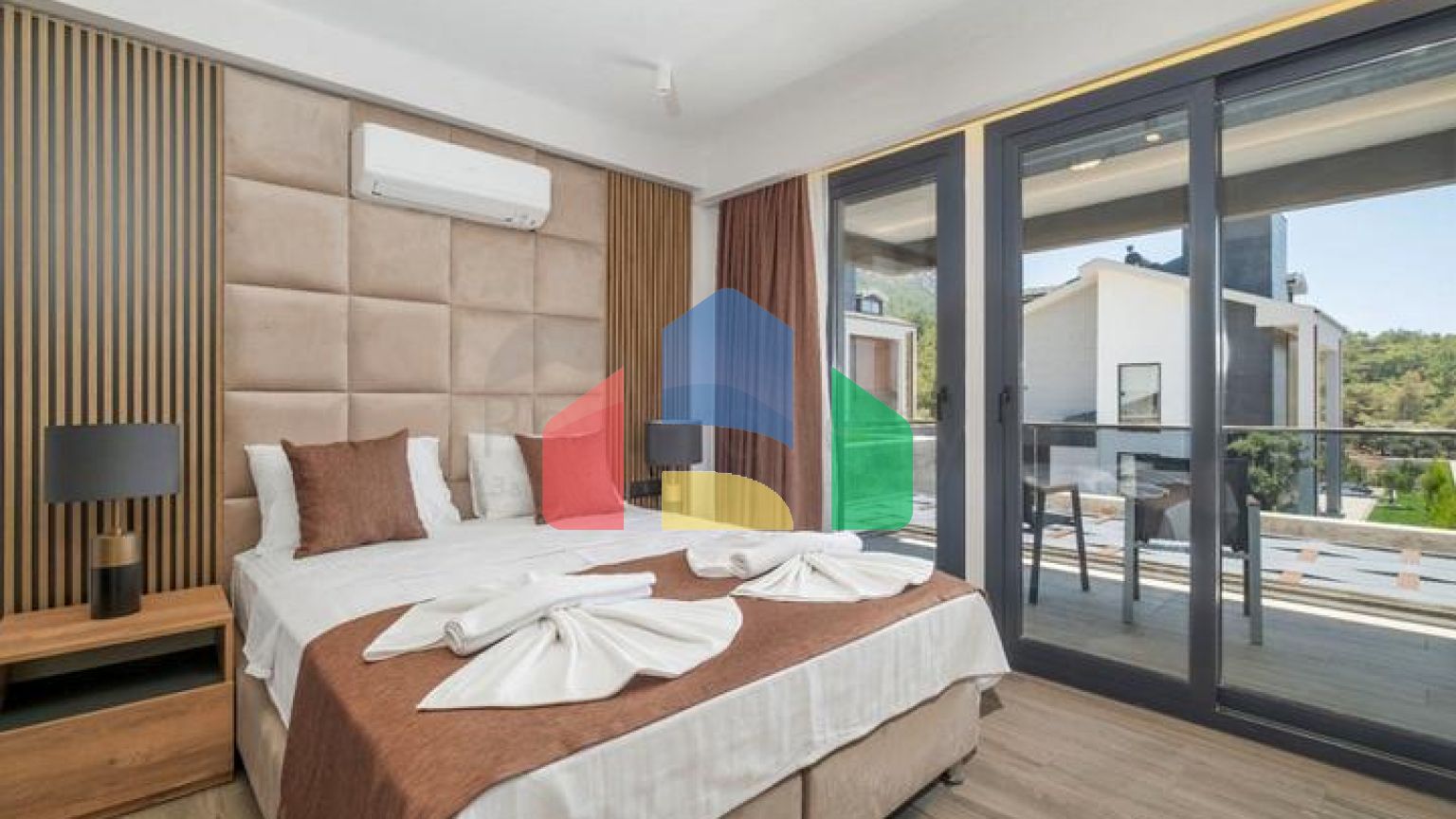 Вилла планировки 3+1 в районе Фетхие - Анталия