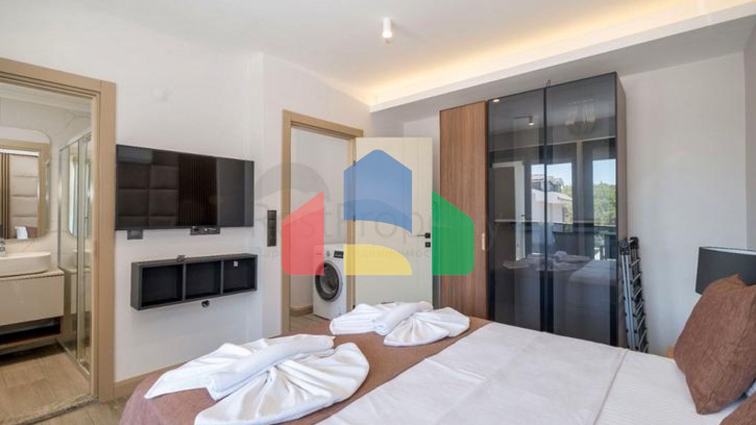 Вилла планировки 3+1 в районе Фетхие - Анталия