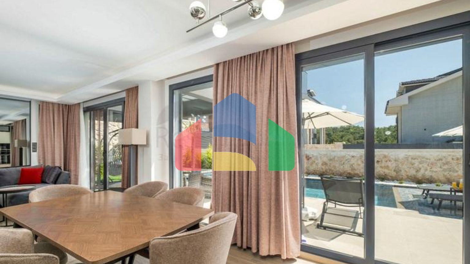 Вилла планировки 3+1 в районе Фетхие - Анталия