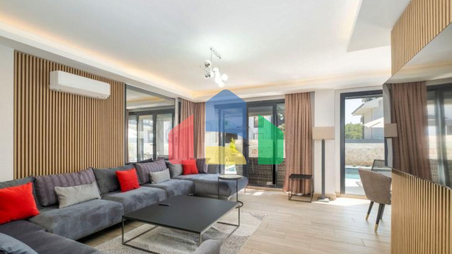 Вилла планировки 3+1 в районе Фетхие - Анталия