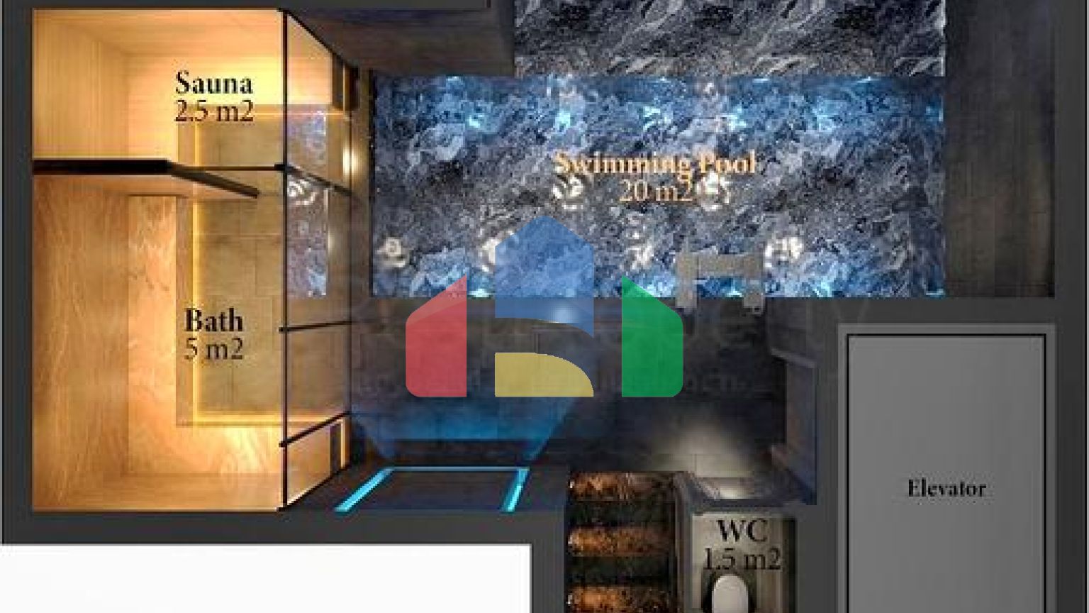 Вилла планировки 3+1 в районе Фетхие - Анталия