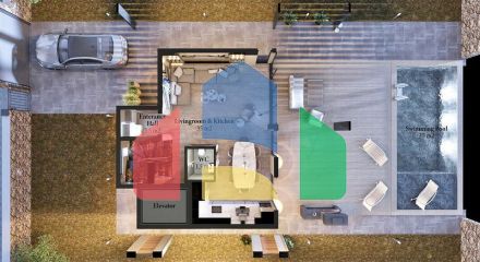 Вилла планировки 3+1 в районе Фетхие - Анталия