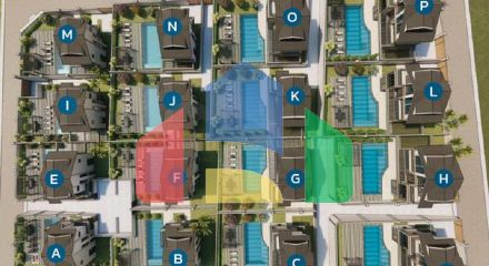 Вілла планування 3 + 1 в районі Фетхіє - Анталія