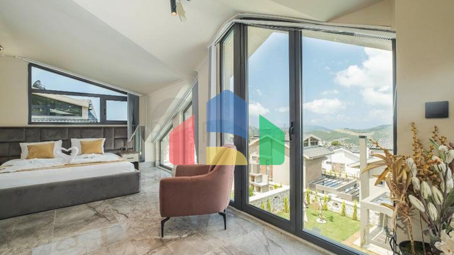 Вілла планування 3 + 1 в районі Фетхіє - Анталія