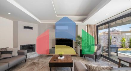 Вілла планування 3 + 1 в районі Фетхіє - Анталія