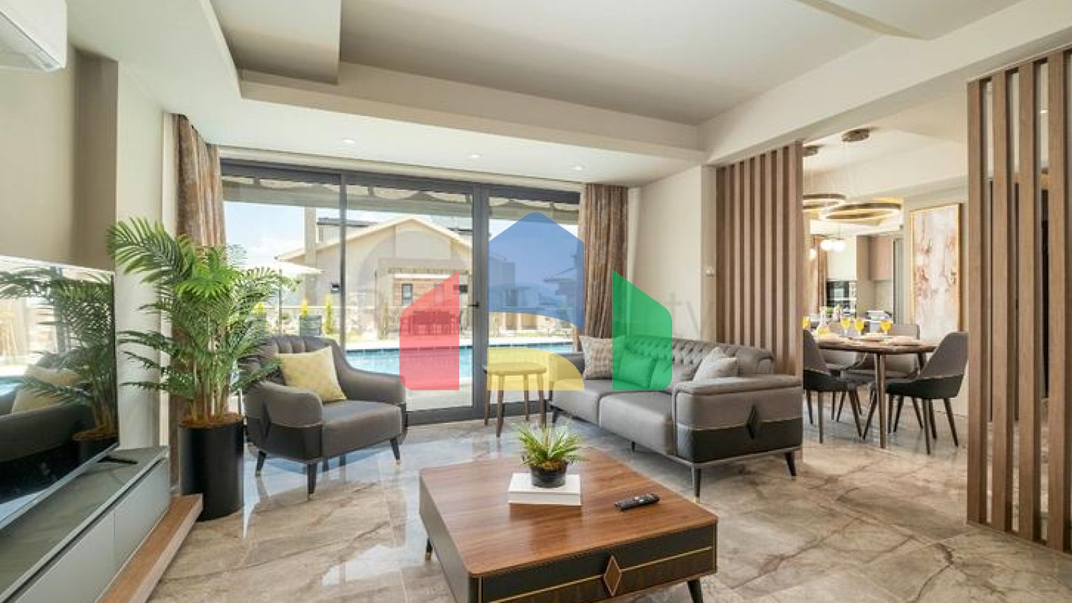 Вілла планування 3 + 1 в районі Фетхіє - Анталія