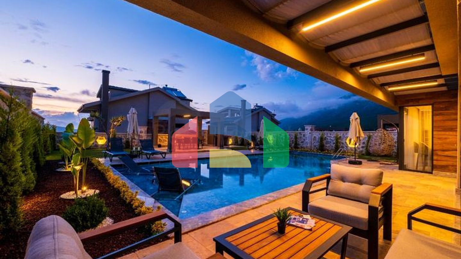 Вілла планування 3 + 1 в районі Фетхіє - Анталія