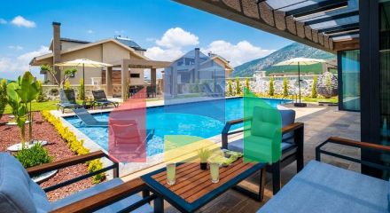 Вілла планування 3 + 1 в районі Фетхіє - Анталія