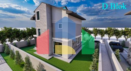 Вілли планування 4 + 1 в районі Фетхіє - Анталія