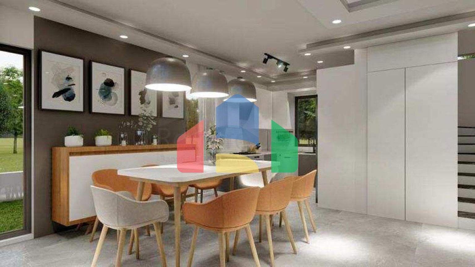 Квартира планировки 4+1 в районе Фетхие