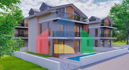 Квартира планировки 4+1 в районе Фетхие