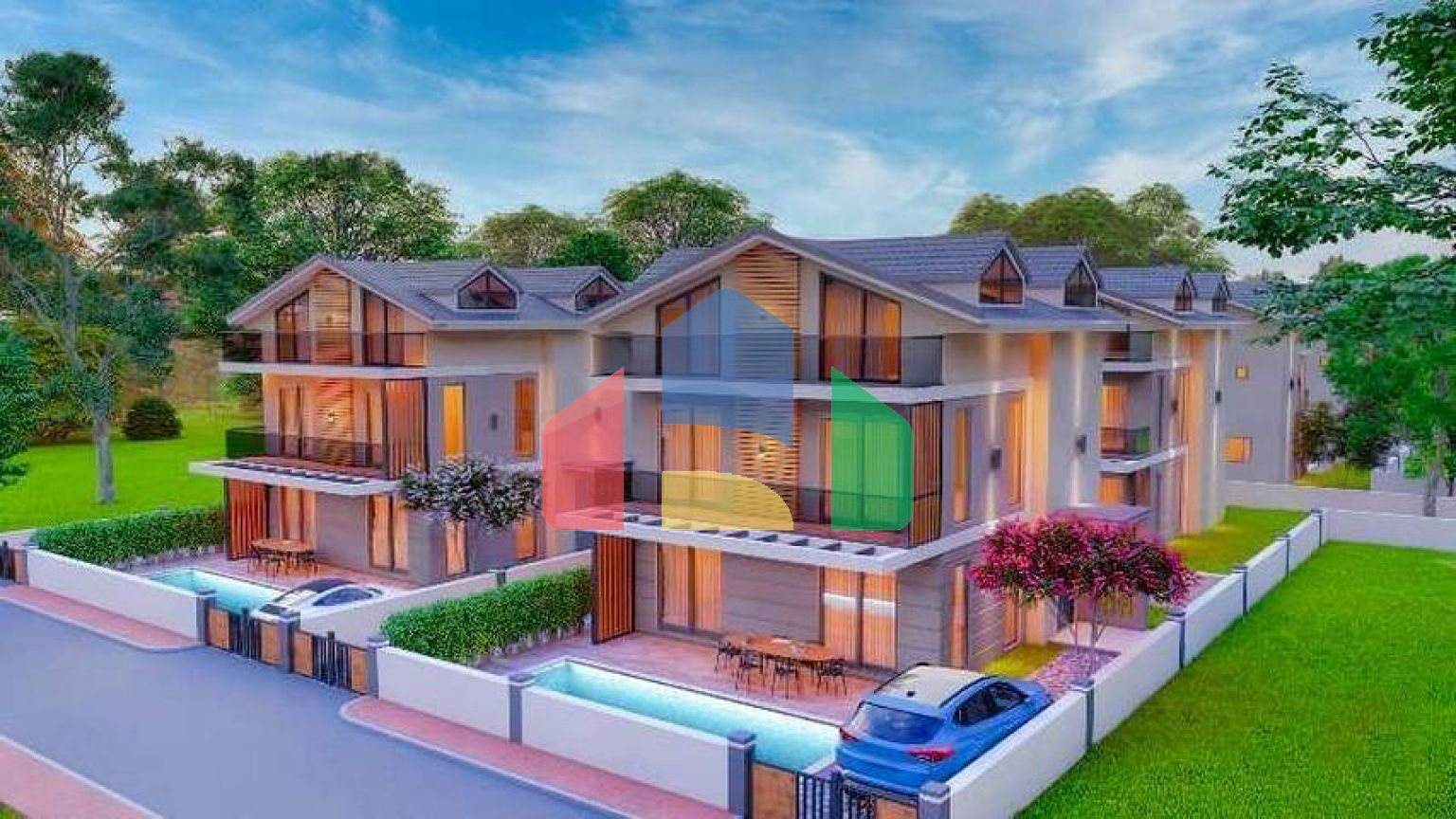 Квартира планировки 4+1 в районе Фетхие