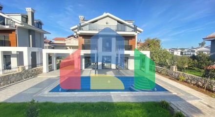 Вилла планировки 4+1 в районе Фетхие