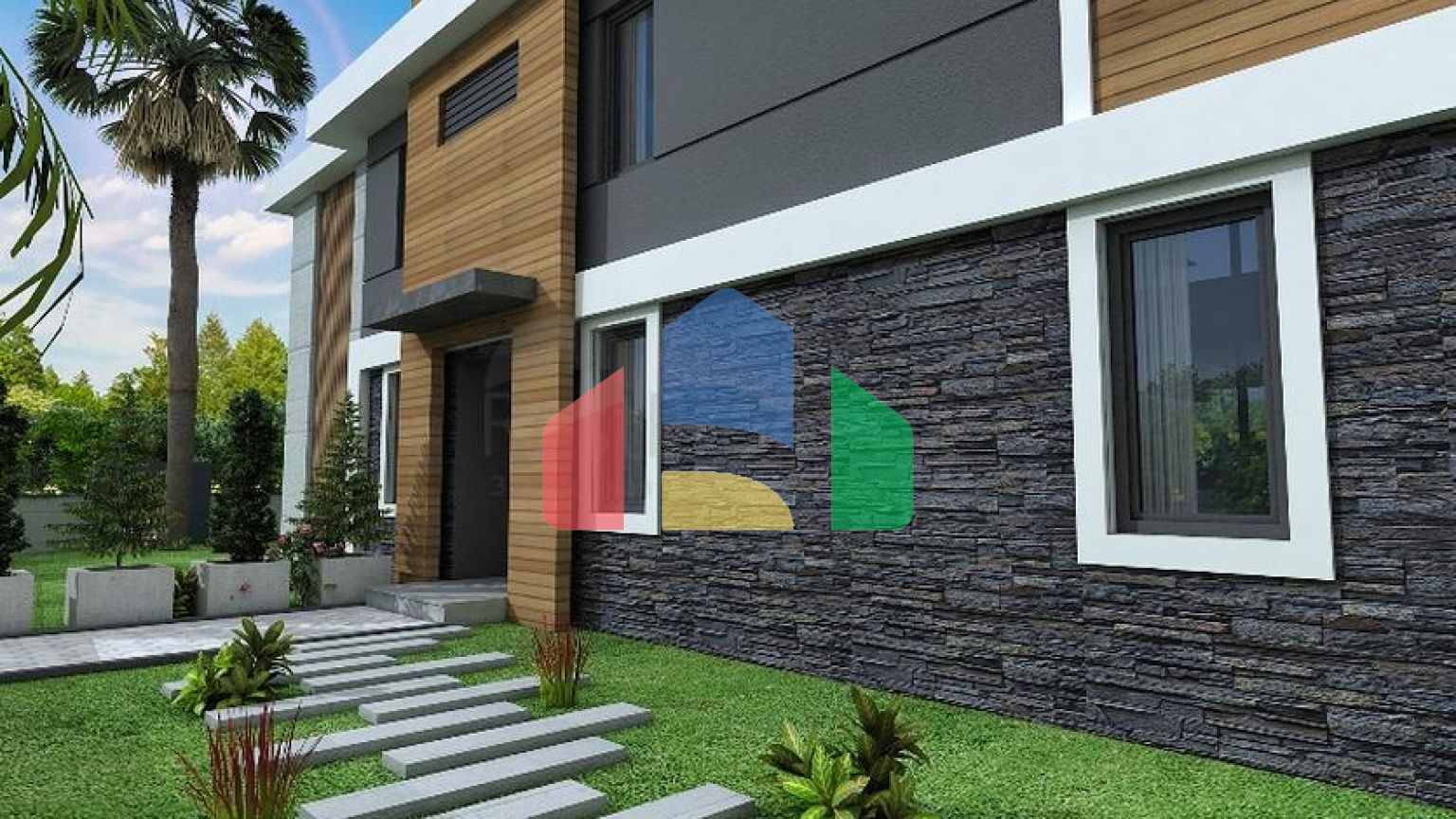 Нова вілла планування 4 + 1 в районі Фетхіє