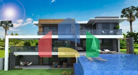 Нова вілла планування 4 + 1 в районі Фетхіє