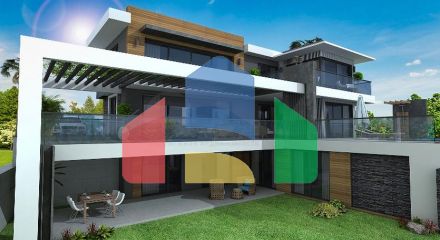 Нова вілла планування 4 + 1 в районі Фетхіє