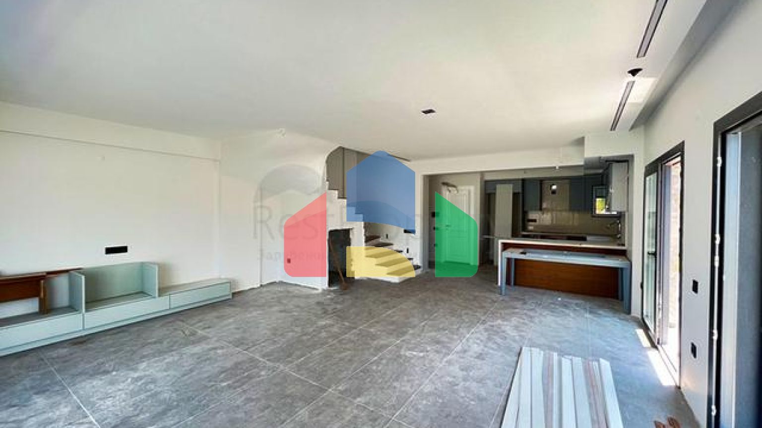 Вилла планировки 4+1 в районе Фетхие