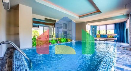 3 + 1 furnished villa with private pool in Ovajik Fethiye