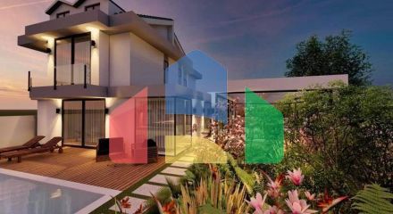 Вилла планировки 4+1  в районе Фетхие