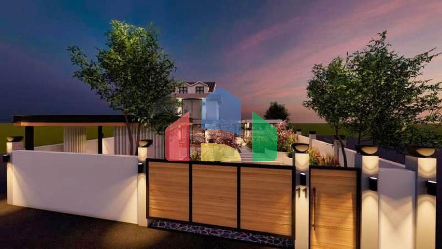 Вилла планировки 4+1  в районе Фетхие