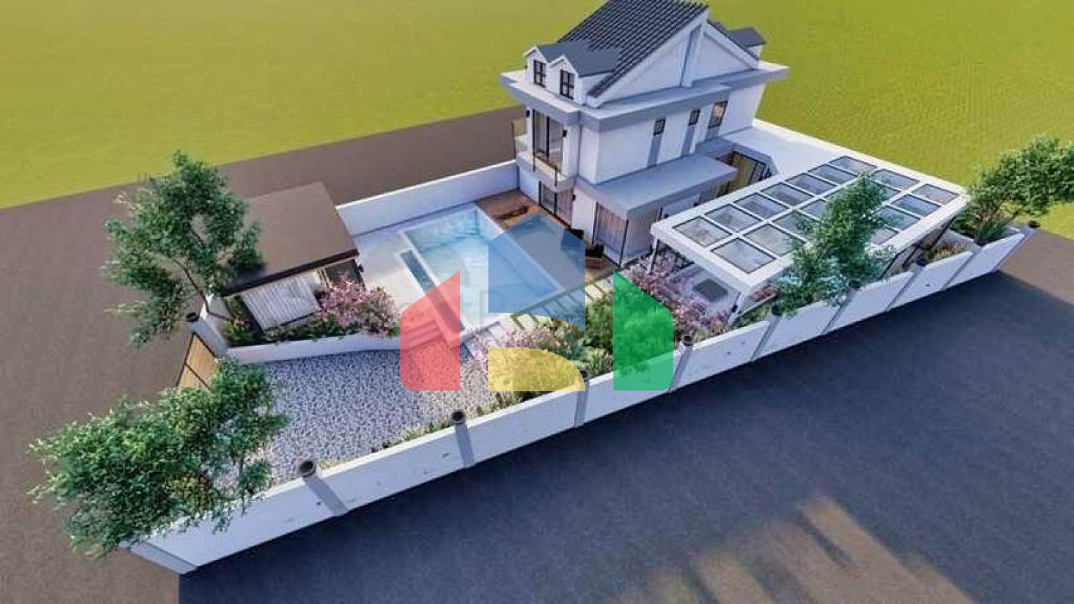 Вилла планировки 4+1  в районе Фетхие