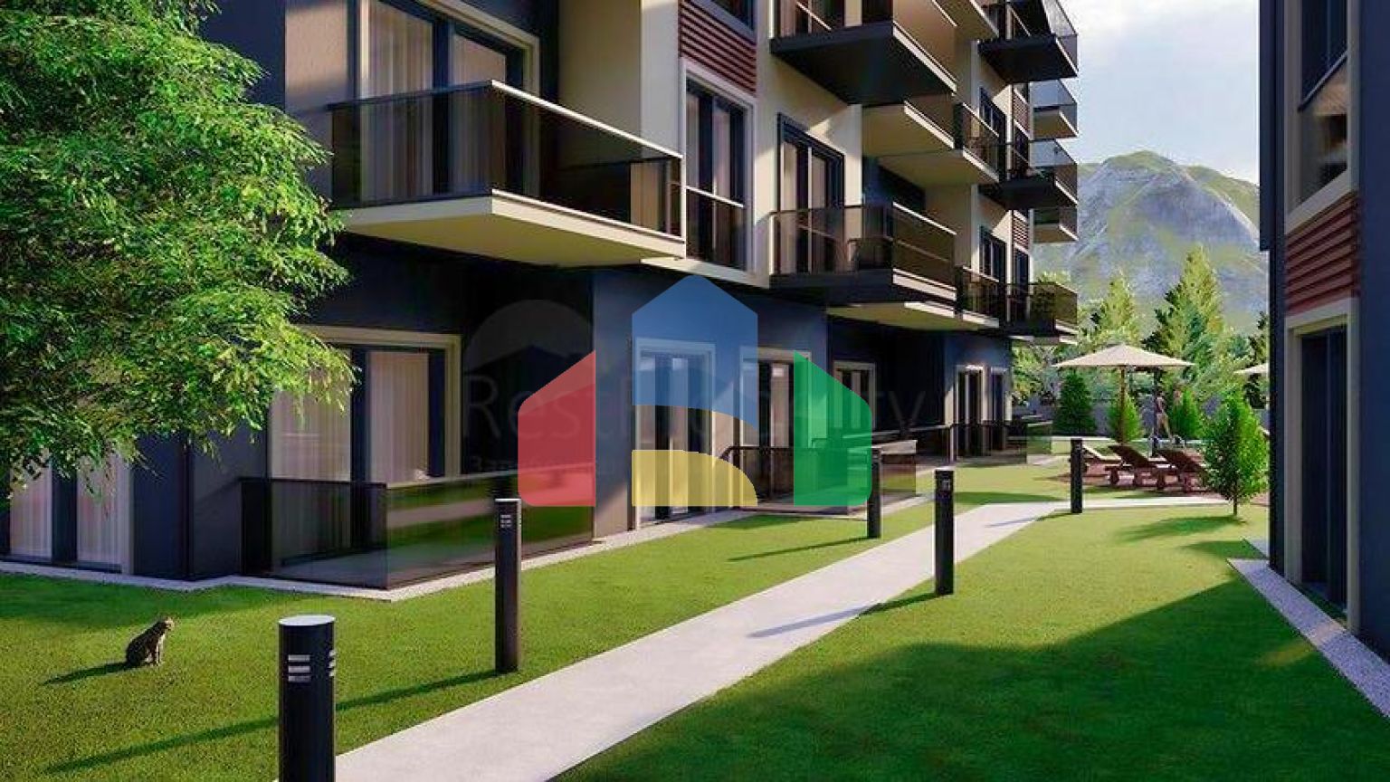 Квартира планировки 1+1 в районе Фетхие