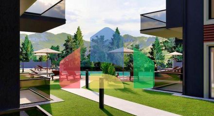 Квартира планировки 1+1 в районе Фетхие