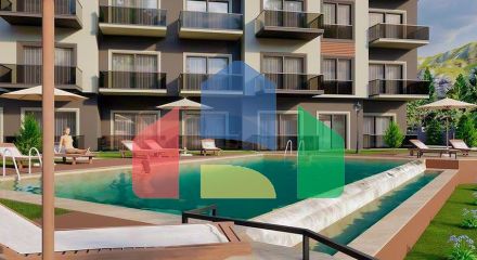 Квартира планировки 1+1 в районе Фетхие