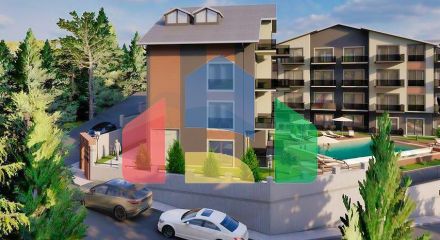 Квартира планировки 1+1 в районе Фетхие