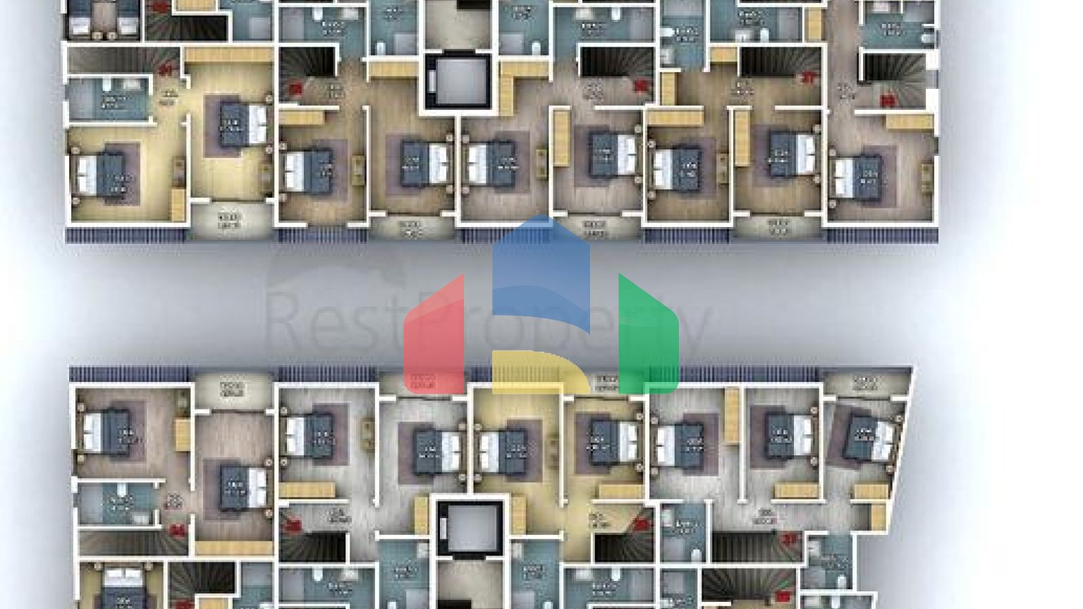 Квартира планировки 1+1,2+1,3+1,4+1 в районе Фетхие