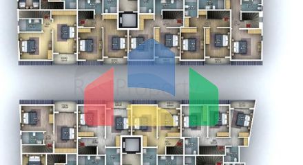 Квартира планировки 1+1,2+1,3+1,4+1 в районе Фетхие