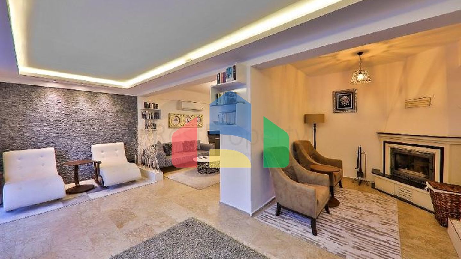 Вілла з басейном планування 5 + 1 в районі Фетхіє