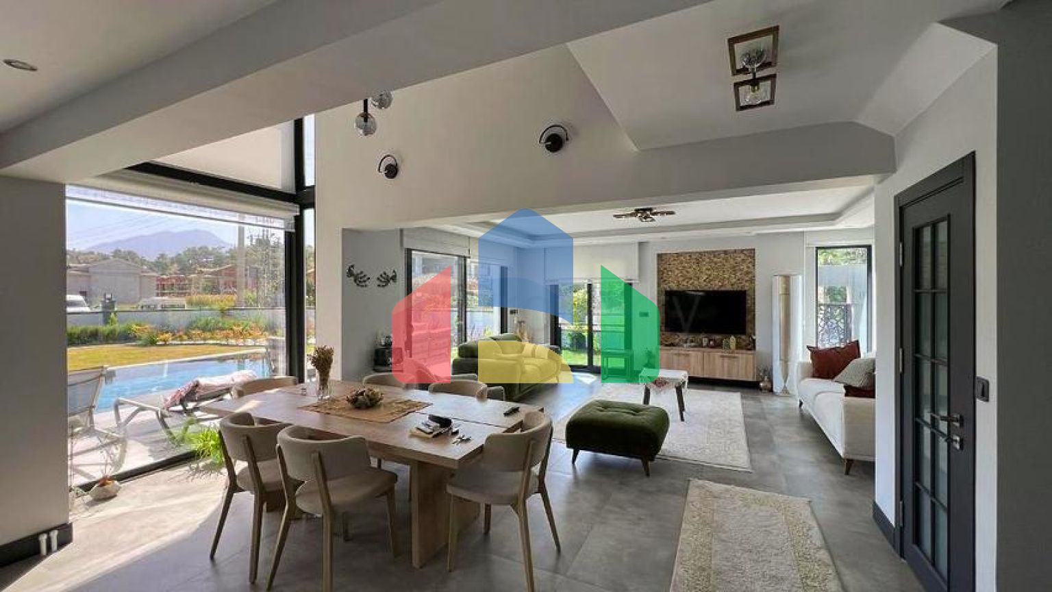 Вілла планування 4 + 1 в районі Фетхіє - Анталія