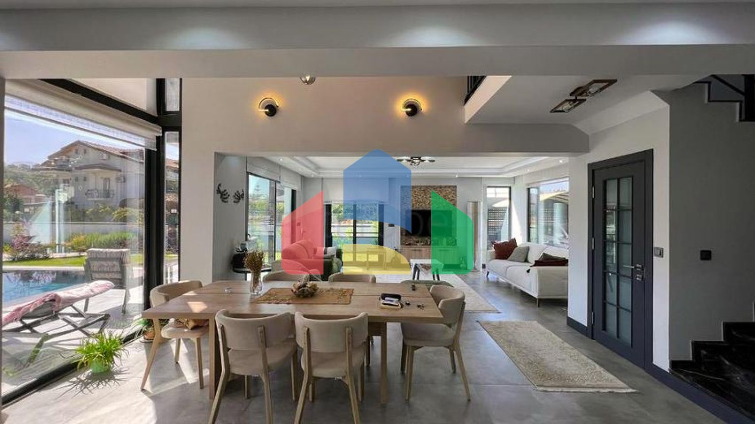 Вілла планування 4 + 1 в районі Фетхіє - Анталія