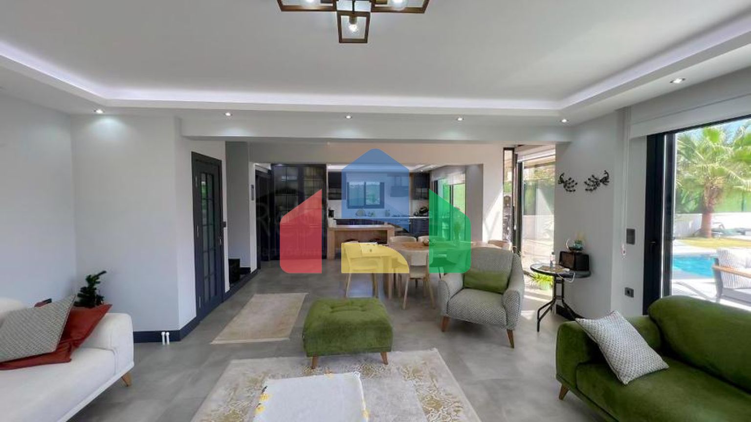 Вілла планування 4 + 1 в районі Фетхіє - Анталія