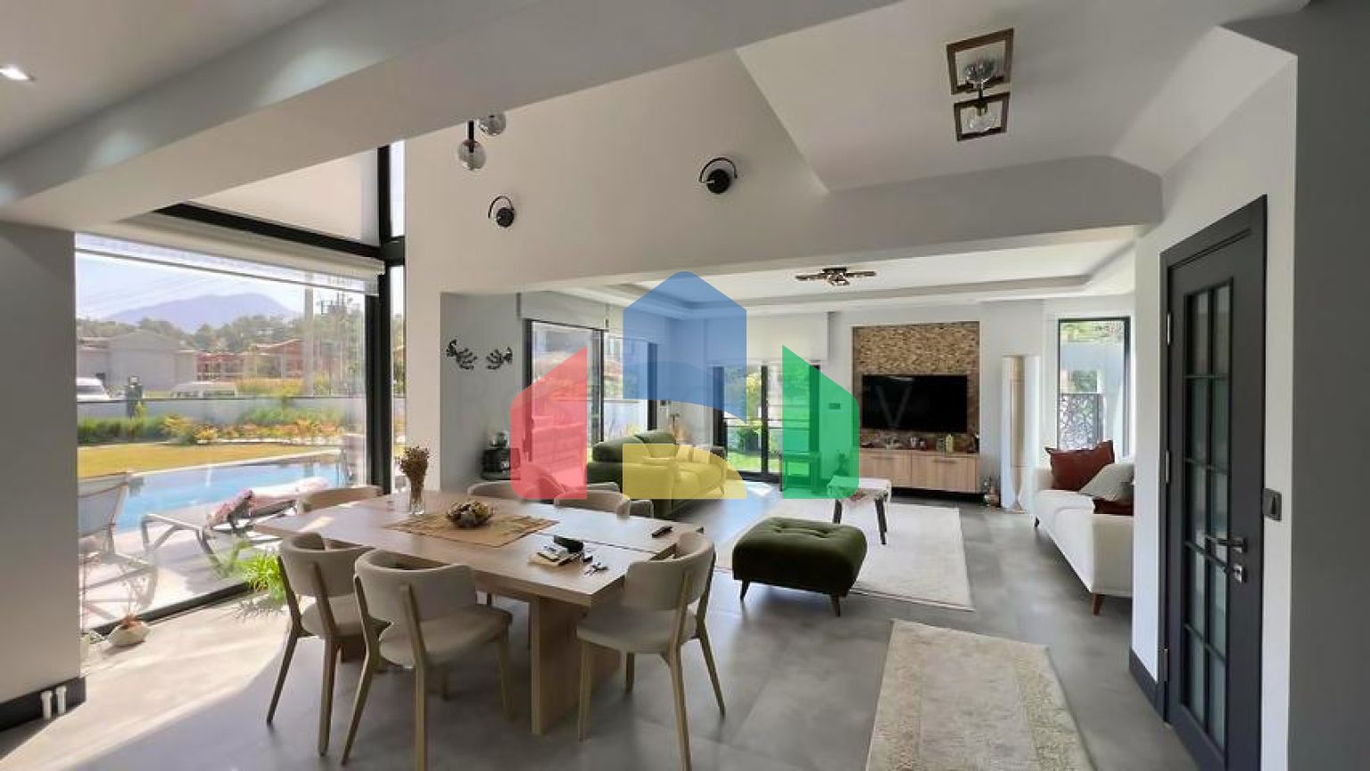 Вілла планування 4 + 1 в районі Фетхіє - Анталія