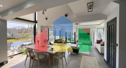 Вілла планування 4 + 1 в районі Фетхіє - Анталія