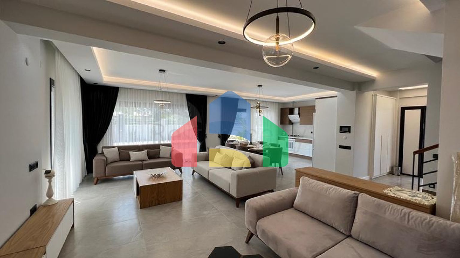 Вілла планування 4 + 1 в районі Фетхіє - Анталія