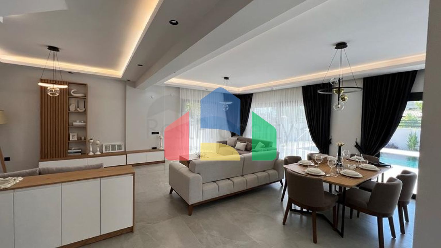 Вілла планування 4 + 1 в районі Фетхіє - Анталія