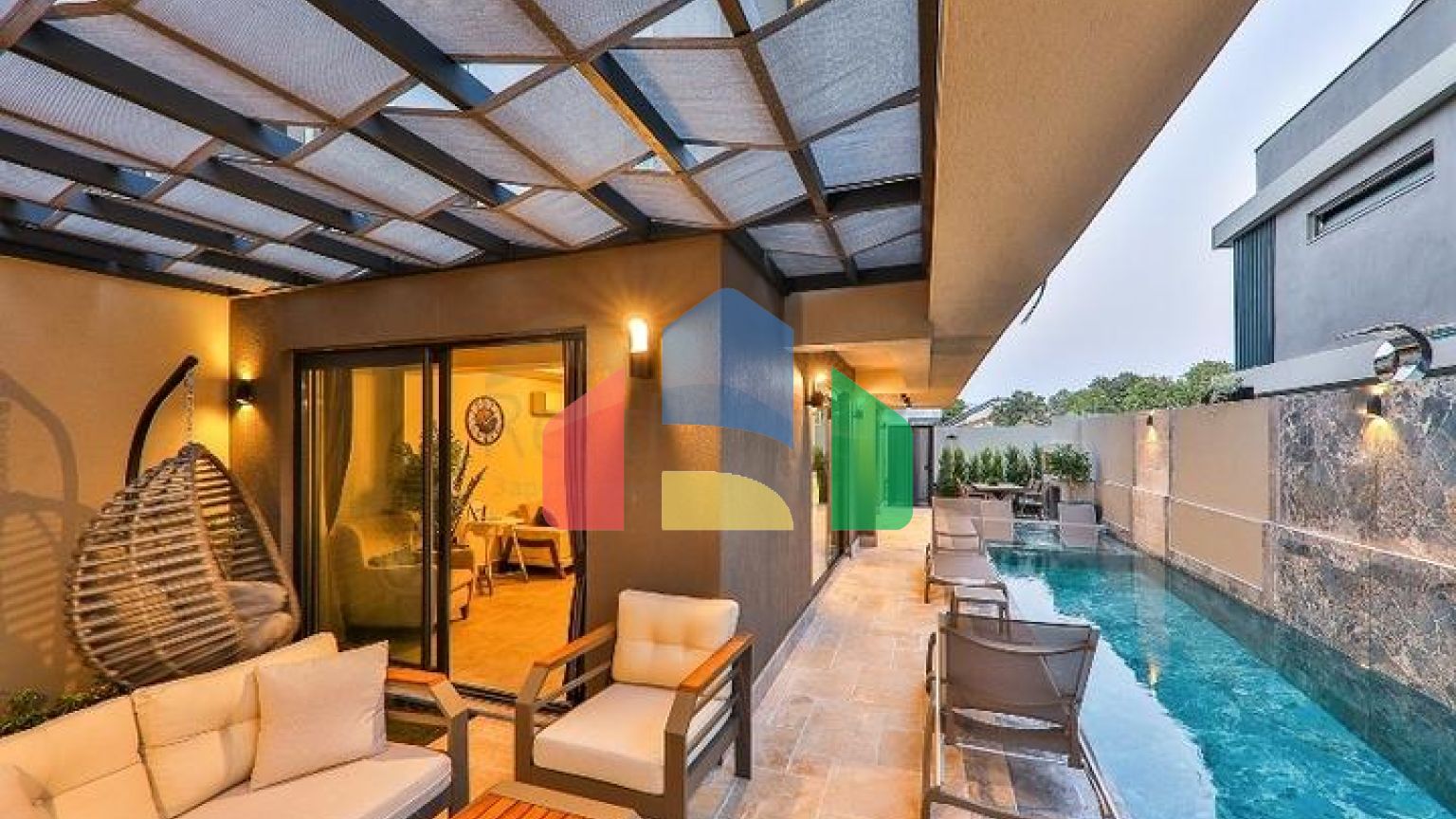 Вилла планировки 3+1 в районе Фетхия