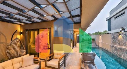 Вилла планировки 3+1 в районе Фетхия