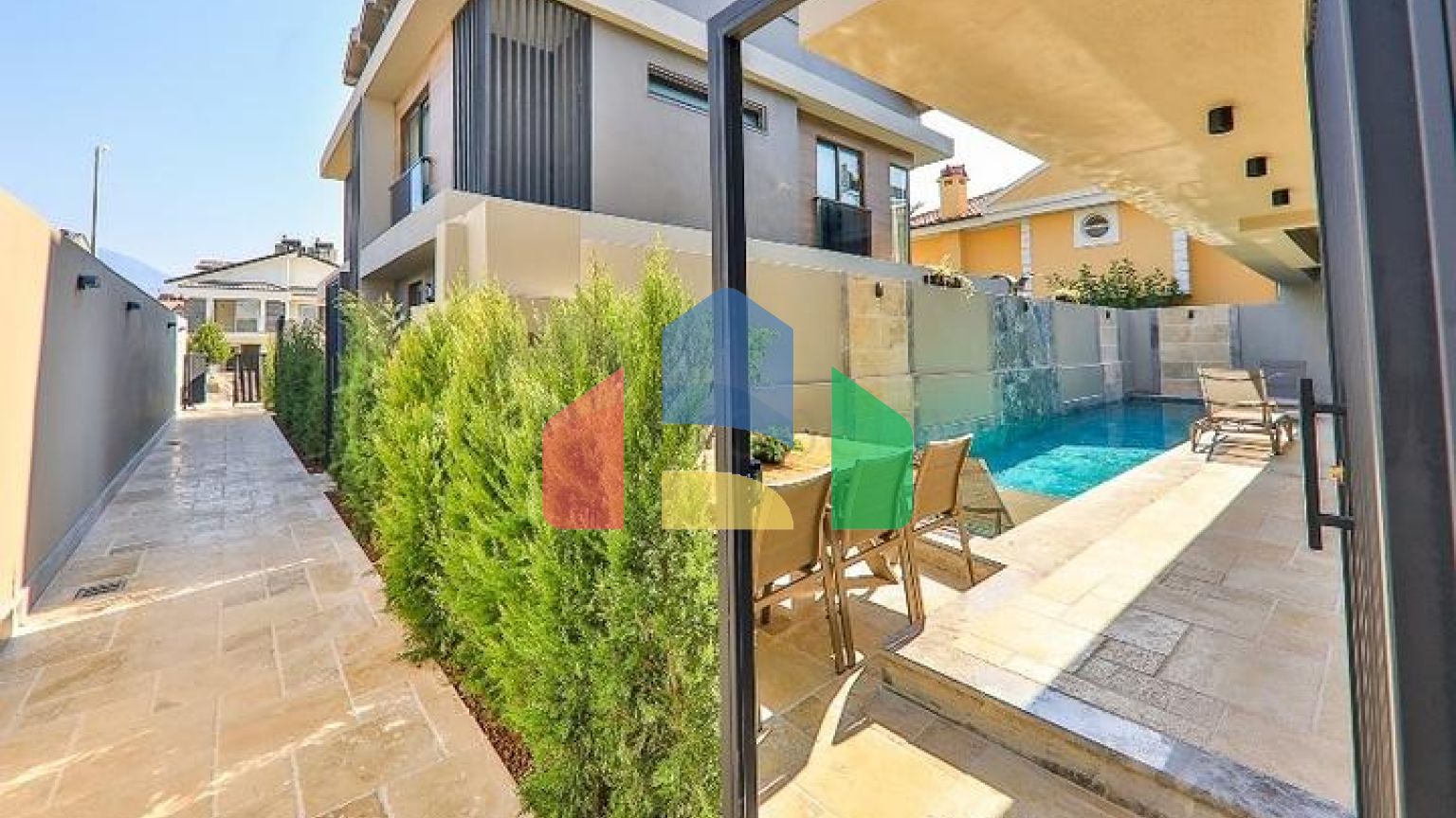 Вилла планировки 3+1 в районе Фетхия