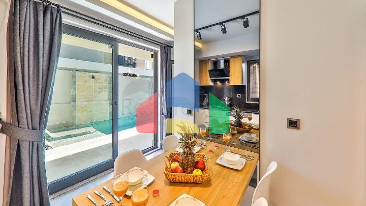 Вилла планировки 3+1 в районе Фетхия