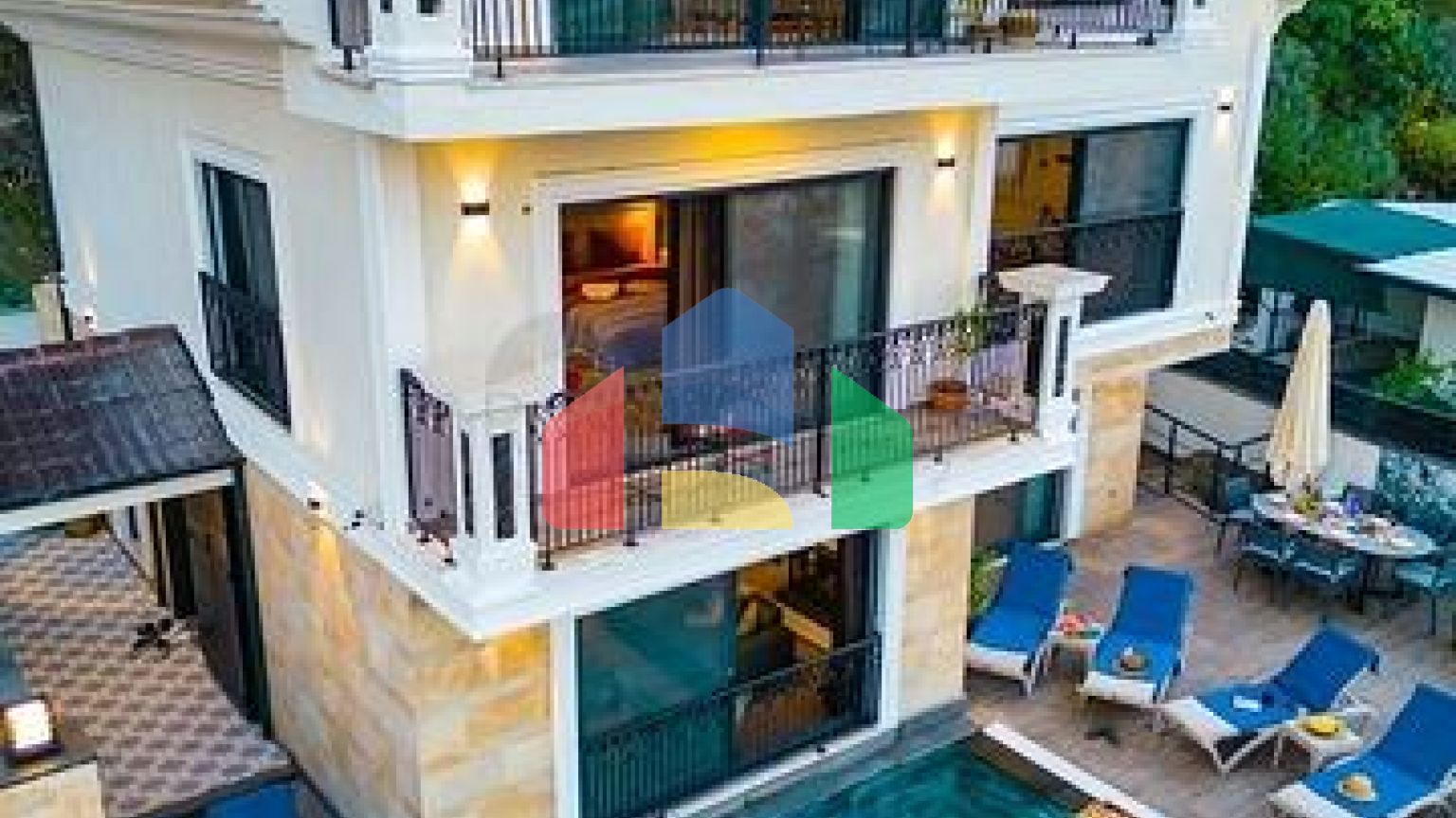 Вилла планировки 3+1 в районе Фетхие - Анталия