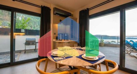 Вилла планировки 3+1 в районе Фетхие - Анталия