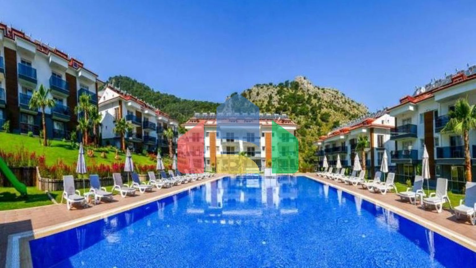 Квартира планировки 2+1 в районе Фетхие