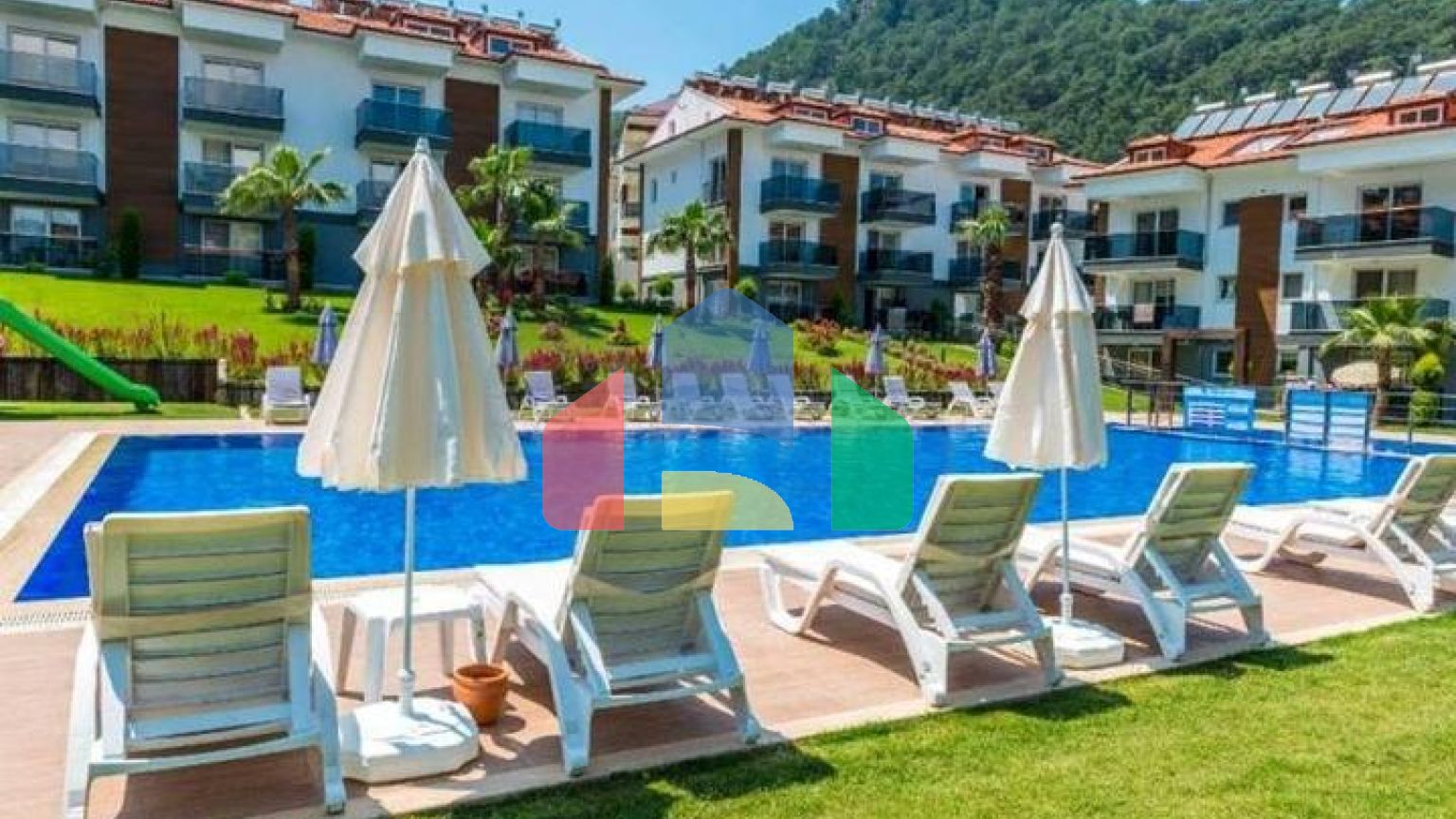 Квартира планировки 2+1 в районе Фетхие