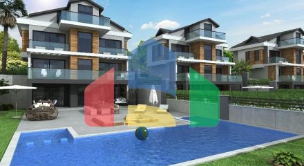 Вилла планировки 4+1 в удобно расположенном районе Фетхие Вилла планировки 4+1 в удобно расположенном районе Фетхие