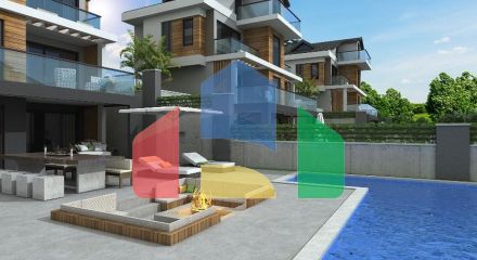 Вилла планировки 4+1 в удобно расположенном районе Фетхие Вилла планировки 4+1 в удобно расположенном районе Фетхие